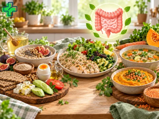 چه بخوریم تا بواسیر از بین برود؟ درمان غذایی هموروئید با فیبر و مایعات نمونه برنامه غذایی روزانه برای بهبود و درمان بواسیر