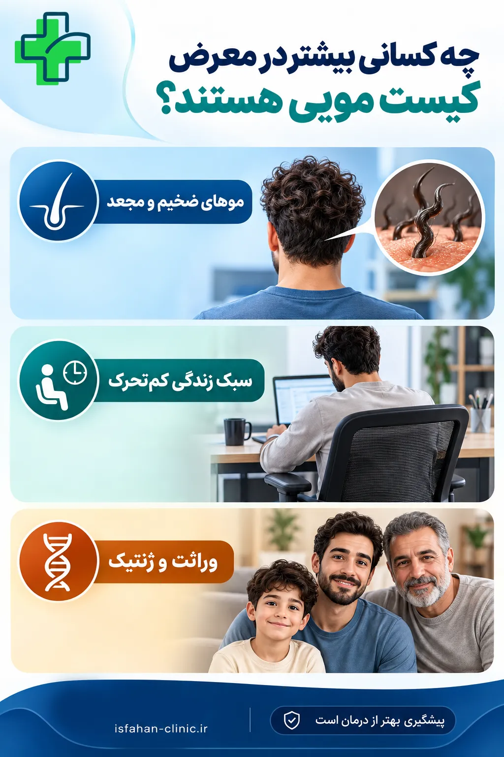 کیست مویی چیست؟ انواع و محل ایجاد کیست مویی چیست؟ انواع و محل ایجاد